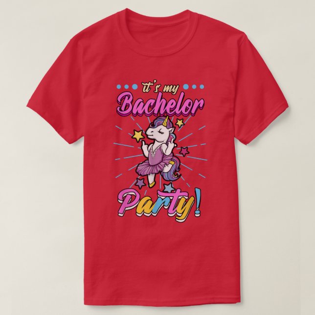 Seine Bachelor-Party T-Shirt (Design vorne)