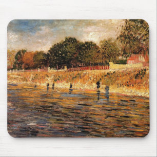 Seine-Banken von Vincent van Gogh Mousepad