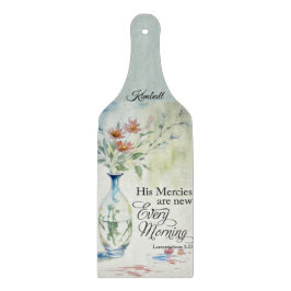 Seine Barmherzigkeit ist jeden Morgen neu Schneidebrett