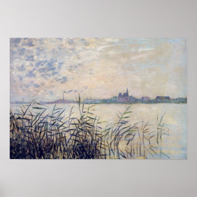 Seine bei Argentinien - Claude Monet Poster (Vorne)