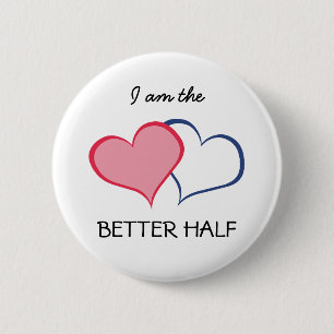 SEINE BESSERE HALBSCHAFT SHE+he (1 von 2) Button