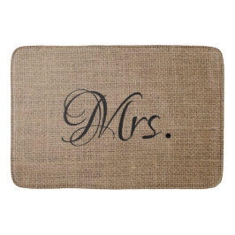 Seine Ehefrau - und ihre Herr und Frau Bride Groom Badematte