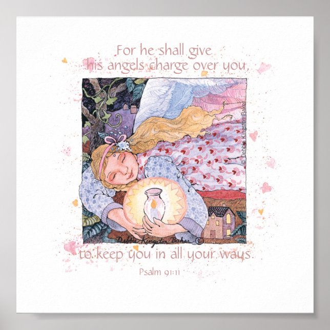 Seine Engel bezichtigen Poster (Vorne)