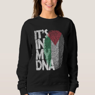 Seine Fahne in meiner DNA-Palästinenserflagge Sweatshirt