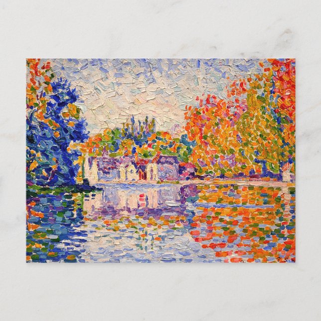 Seine Fine Art Painting Paul Signac Postkarte (Vorderseite)