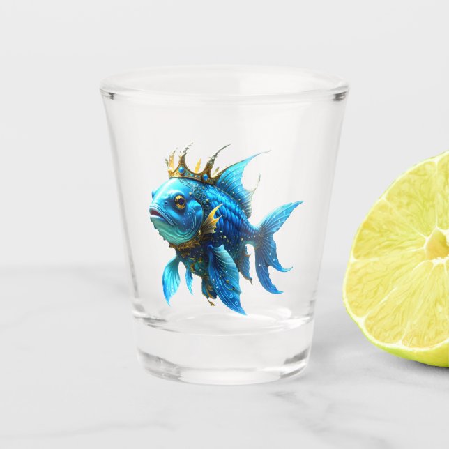 Seine Fischkönigliche Hoheit Schnapsglas (Vorderseite)
