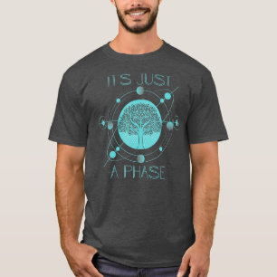 Seine gerade Phasen Moon Totalsolare Eclipse Astro T-Shirt