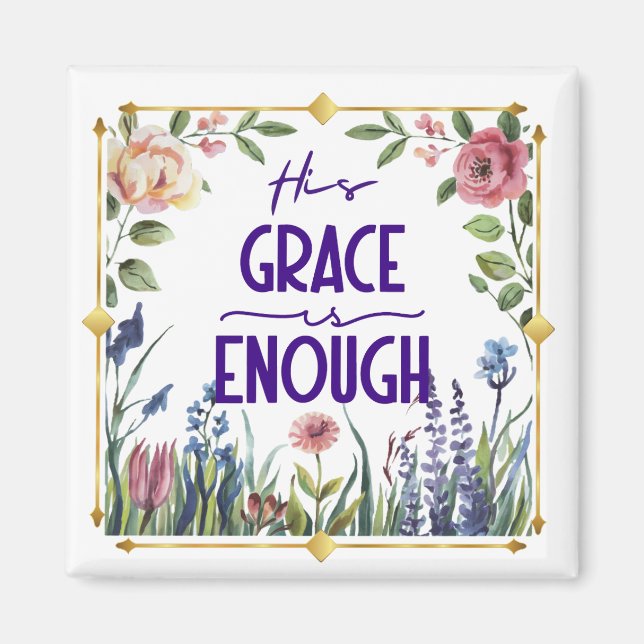 Seine Gnade ist genug Magnet (Vorne)