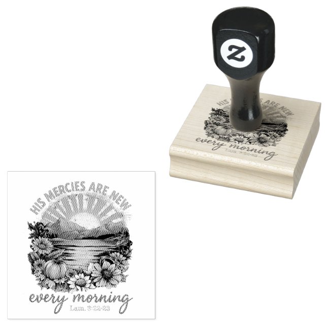 Seine Gnaden sind neu.. Gummistempel (Stempel)