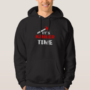 Seine Hammer Zeit Tischler oder Handwerker 3 Hoodie