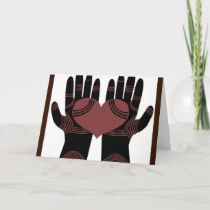 Seine Hände sind die Grußkarte für heilende Hände Karte