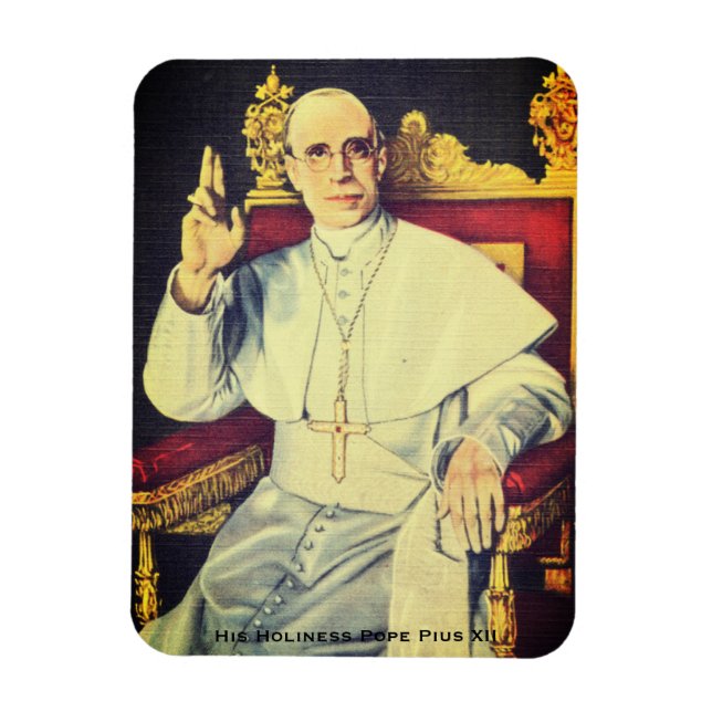 Seine Heiligkeit Papst Pius XII Magnet (Vertikal)