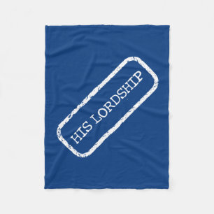 "Seine Herrschaft" Fleece Blankets