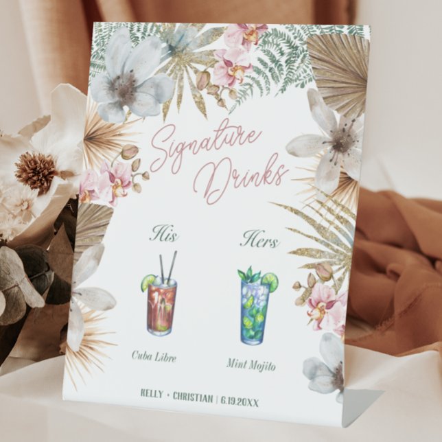 Seine Hers Havana Nights Kubanische Signature Drin Sockelschild (Von Creator hochgeladen)