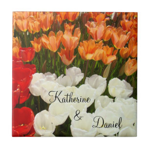 Seine & Ihre Namensfliesen-Kunst Hochzeitsgeschenk Fliese