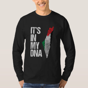 Seine in meiner DNA-palästinensischen Flagge und K T-Shirt