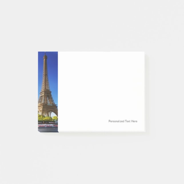 Seine in Paris mit Eiffelturm im Herbst Post-it Klebezettel (Vorderseite)