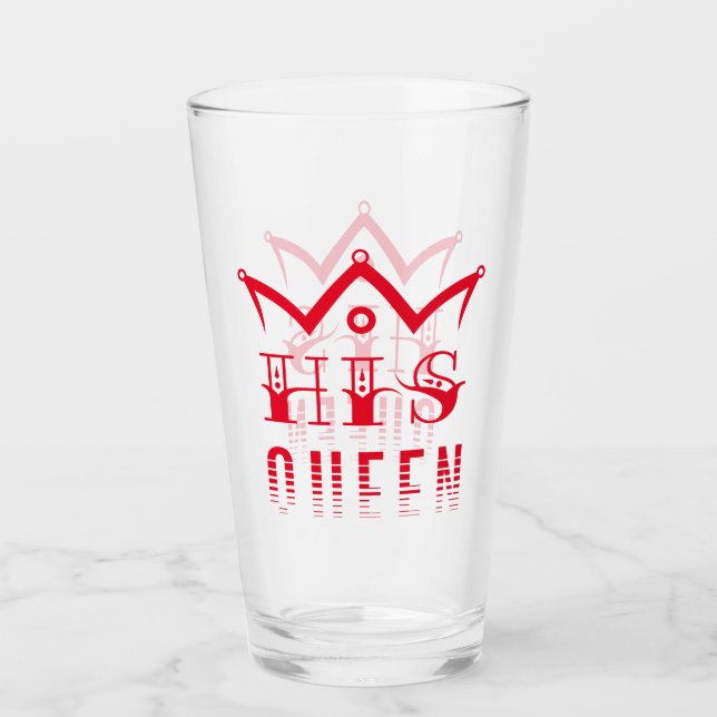 Seine Königin Glas (Vorderseite)