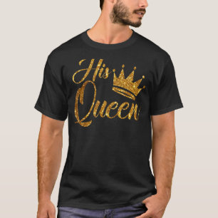 Seine Königin Kronen romantische Mann und Ehefrau T-Shirt