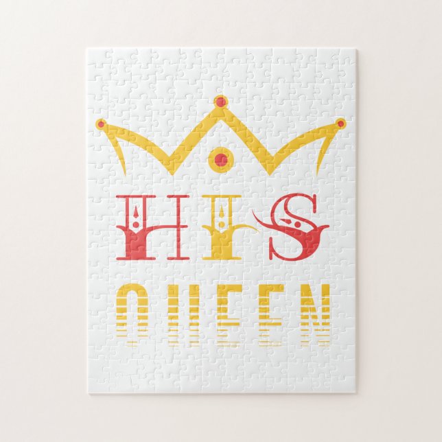 Seine Königin Puzzle (Vertikal)