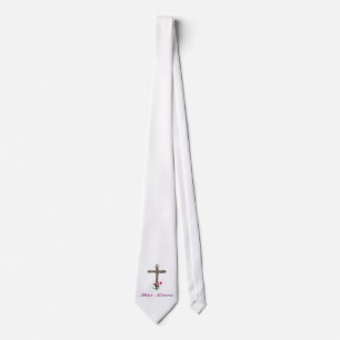 Seine Liebe christlich über Neck Tie Krawatte