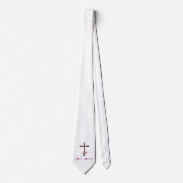 Seine Liebe christlich über Neck Tie Krawatte (Vorderseite)
