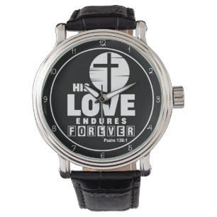 Seine Liebe Endurt Forever Kunst Armbanduhr