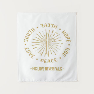 Seine Liebe versage nie Wandteppich