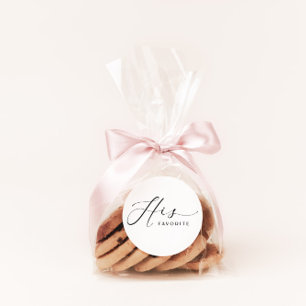 Seine Lieblings-Gastgeschenk-Sticker mit Skript-Sc Runder Aufkleber