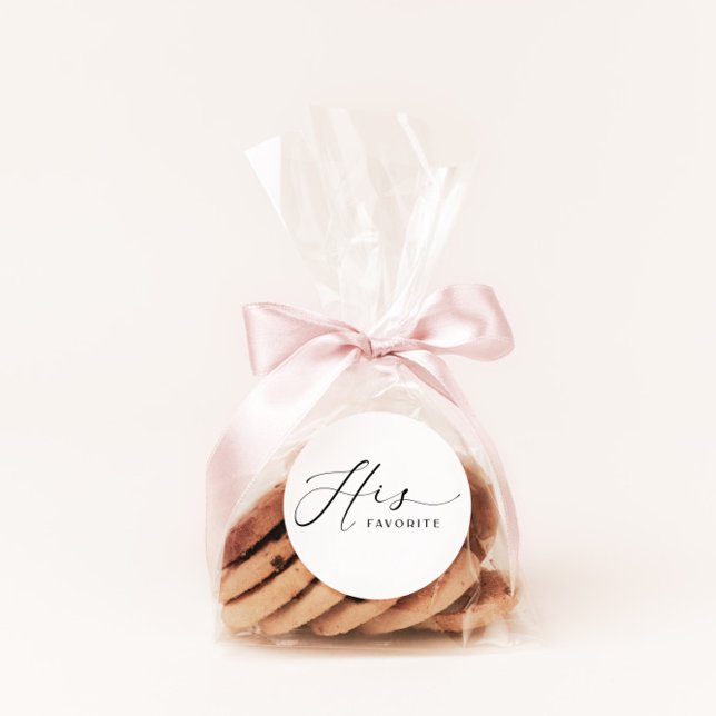 Seine Lieblings-Gastgeschenk-Sticker mit Skript-Sc Runder Aufkleber (Von Creator hochgeladen)