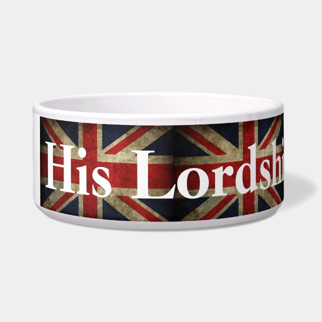 Seine Lordschaft, die der HundeGewerkschafts-Jack Napf (Links)