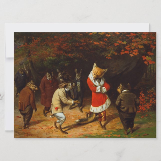 Seine Majestät erhält (von William Holbrook Beard) Karte (Vorderseite)