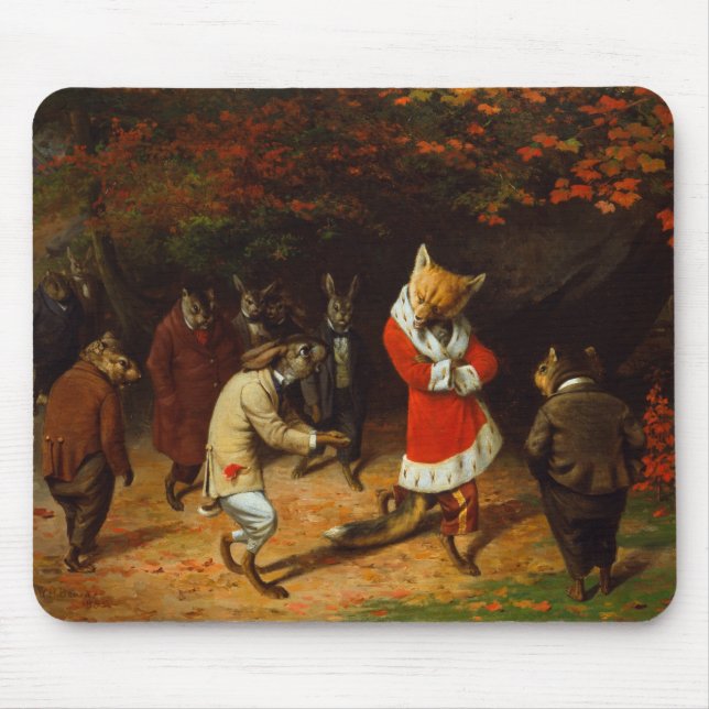 Seine Majestät erhält (von William Holbrook Beard) Mousepad (Vorne)