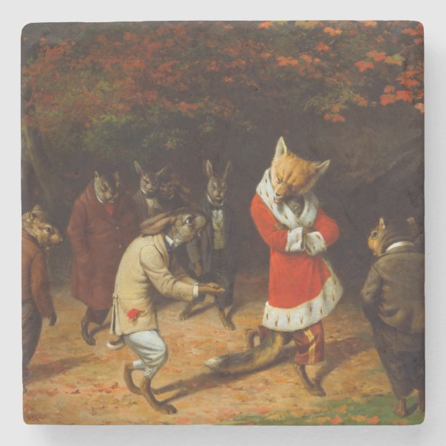 Seine Majestät erhält (von William Holbrook Beard) Steinuntersetzer (Vorderseite)