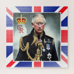 Seine Majestät König Charles III Puzzle
