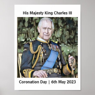 Seine Majestät König Karl III. Poster