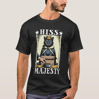 Seine Majestät Lustige Katze In Box Niedliche Katz T-Shirt