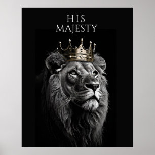 Seine Majestät - Regal Lion Crown Poster