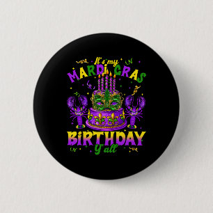 Seine Mardi Gras Geburtstag Yall Mardi Gras Happy Button