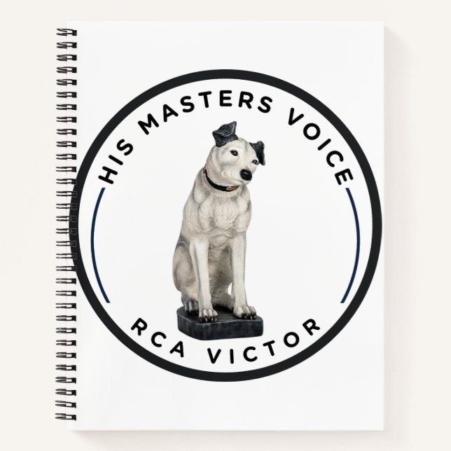 Seine Master-Stimme RCA Victor Notizbuch (Vorderseite)