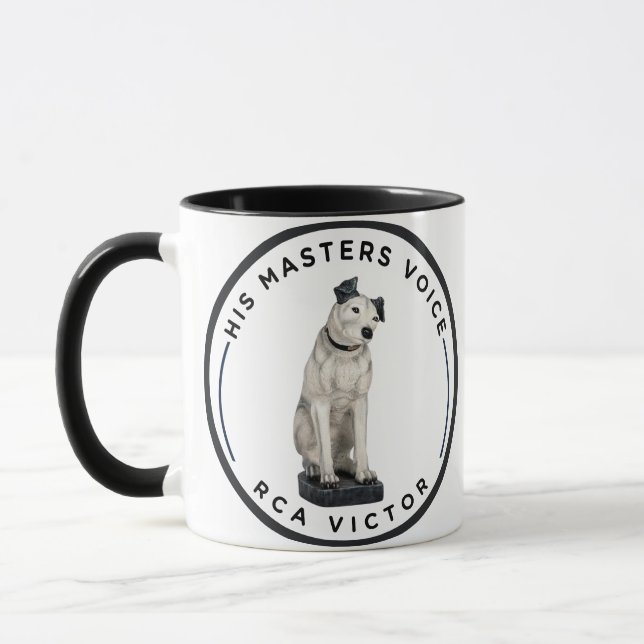 Seine Master-Stimme RCA Victor Tasse (Links)