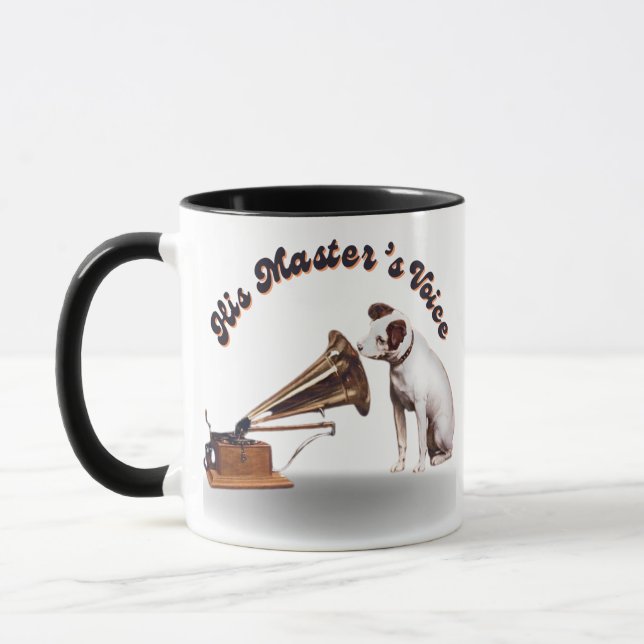 Seine Master-Stimme RCA Victor Tasse (Links)
