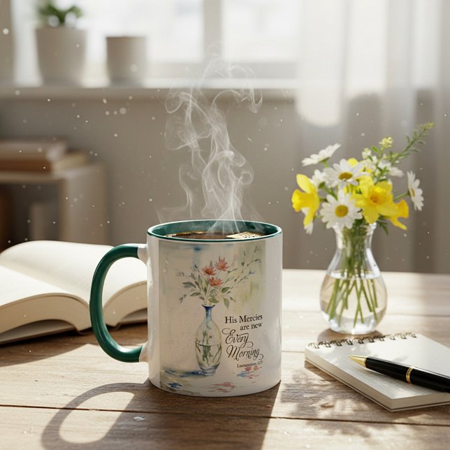 Seine Merces sind jeden Morgen neu Tasse (Von Creator hochgeladen)