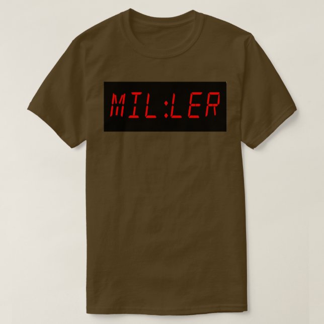 Seine Millenium-Zeit T-Shirt (Design vorne)