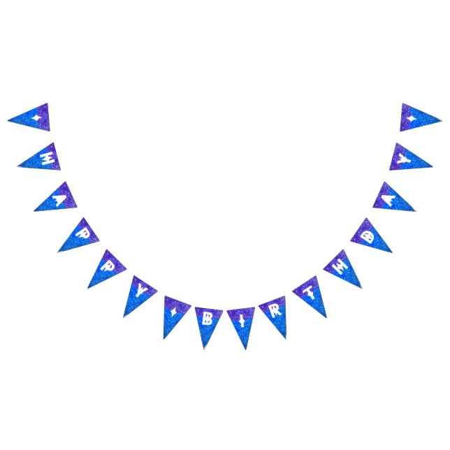 Seine modernen königlichen Glücksflaschen zum Gebu Wimpelkette (Alle)