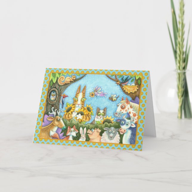 SEINE N' FITZ KATZEN UND MENAGERIE DER FREUNDE, FU KARTE (Vorderseite)