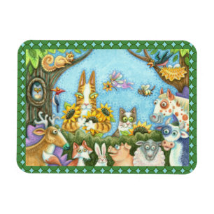 SEINE N' FITZ KATZEN UND MENAGERIE DER FREUNDE, FU MAGNET