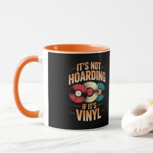 Seine Nicht-Hupe, wenn seine Vinyl Tasse