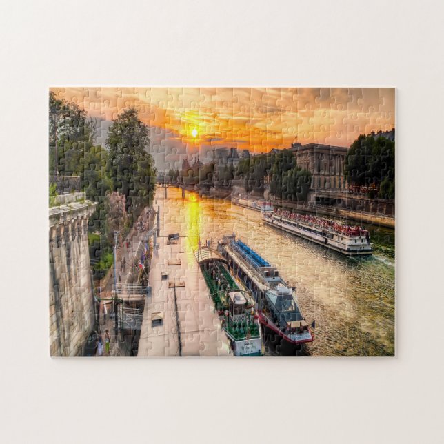 Seine Paris. Puzzle (Horizontal)