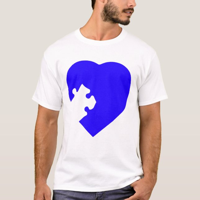Seine perfekte Übereinstimmung - Puzzle-Liebe T-Shirt (Vorderseite)